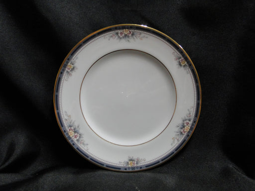 Noritake Ontario, 3763: Blue Gray Band, Floral: Bread Plate (s), 6 1/2"