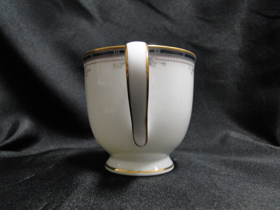 Noritake Ontario, 3763: Blue Gray Band, Floral: Cup & Saucer Set (s), 3" Tall