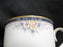 Noritake Ontario, 3763: Blue Gray Band, Floral: Cup & Saucer Set (s), 3" Tall