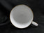 Noritake Ontario, 3763: Blue Gray Band, Floral: Cup & Saucer Set (s), 3" Tall