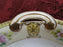 Noritake Pink Florals w/ Raised Gold: Round Serving Bowl w/ Handles, 9 1/2"