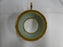 Aynsley 8083 Green Band, Encrusted Gold: Cup & Saucer Set, 2 1/8" Tall