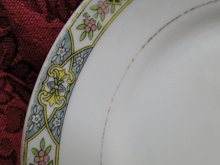 Noritake Rochambeau, 61228, Blue Basket of Flowers: Bread Plate (s), 6 1/2"