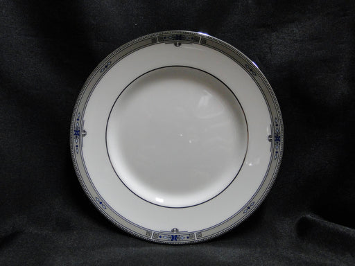 Wedgwood Amherst, Gray Band, Blue Flowers: Bread Plate (s), 6 1/8"