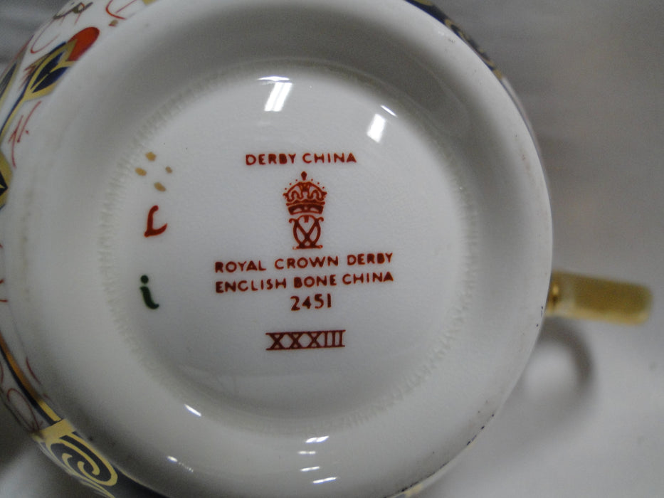 Royal Crown Derby Traditional Imari: 2 1/4" Footed Cup, Smooth, Inside, Stains