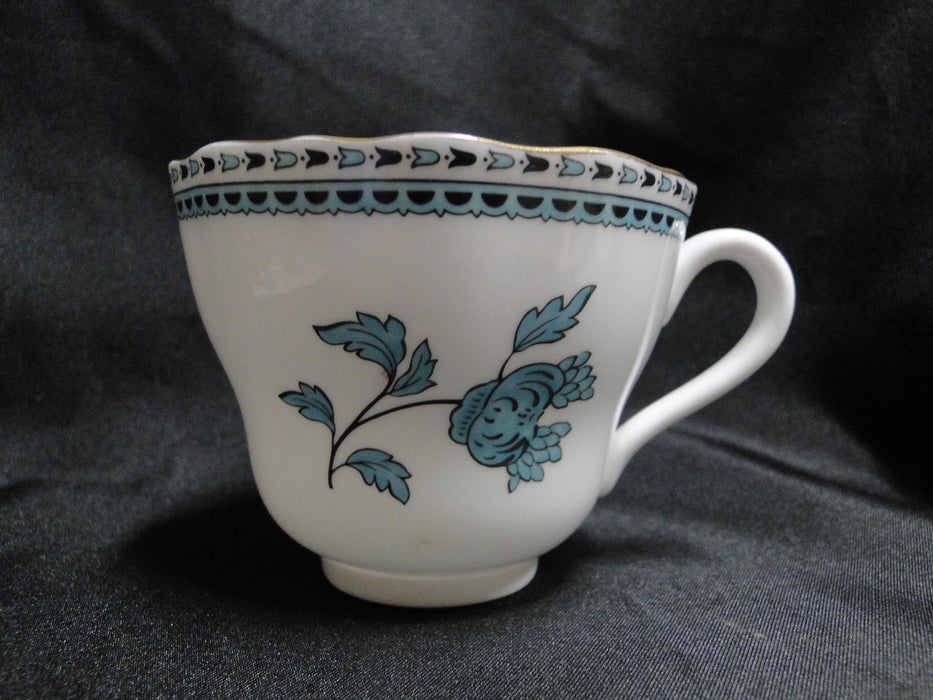 Spode Darlington Teal, Teal Flowers: Cup & Saucer Set (s), 2 3/4"