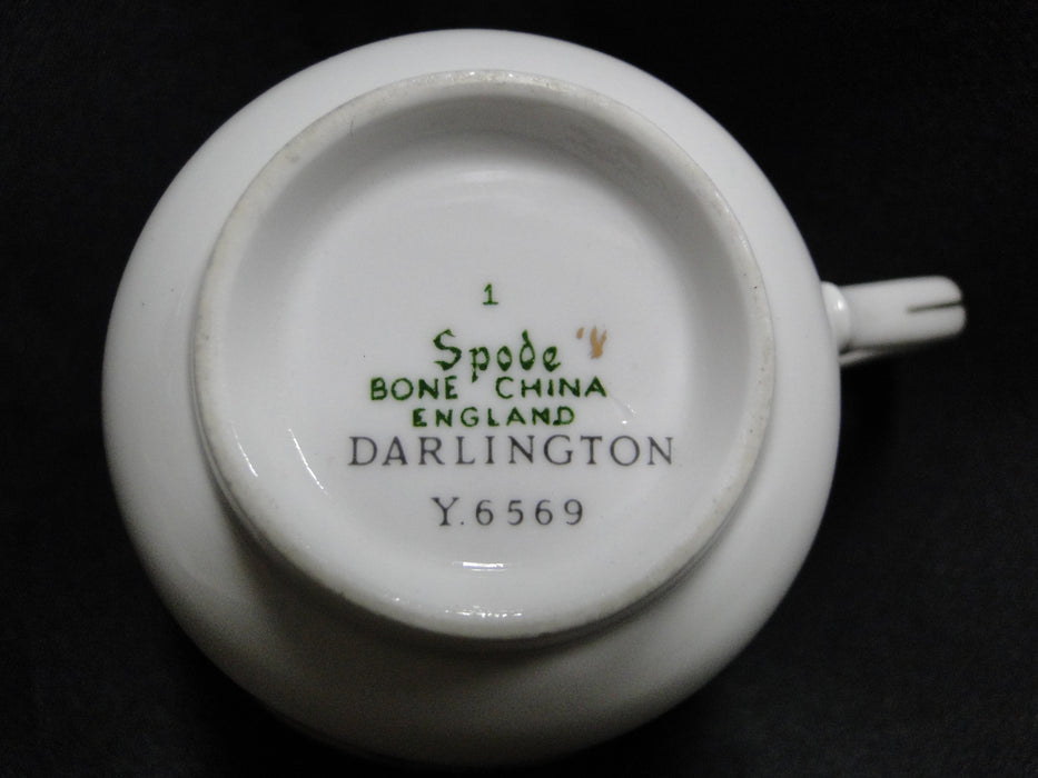 Spode Darlington Teal, Teal Flowers: Cup & Saucer Set (s), 2 3/4", Wear