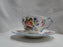 Aynsley Cabbage Rose & Florals, Blue Trim: Cup & Saucer Set, 2 1/4", No. 765788