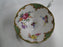 Aynsley Green Corners, Multicolored Florals: Cup & Saucer Set, 2 1/8" Tall