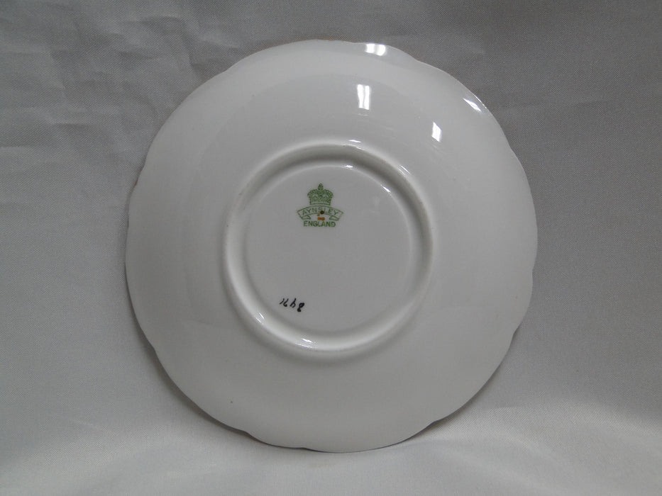Aynsley Green Corners, Multicolored Florals: Cup & Saucer Set, 2 1/8" Tall