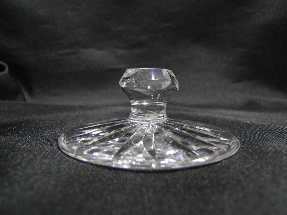 Waterford Crystal, Vertical & Cross Hatch: Honey / Jam / Jelly Jar & Lid, 4 3/4"