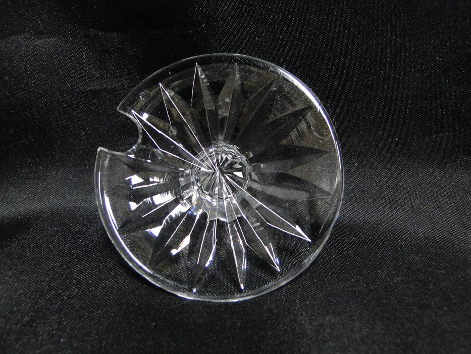Waterford Crystal, Vertical & Cross Hatch: Honey / Jam / Jelly Jar & Lid, 4 3/4"