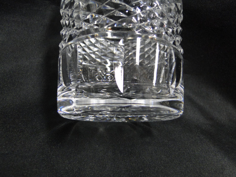 Waterford Crystal, Vertical & Cross Hatch: Honey / Jam / Jelly Jar & Lid, 4 3/4"