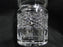 Waterford Crystal, Vertical & Cross Hatch: Honey / Jam / Jelly Jar & Lid, 4 3/4"