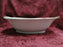 Noritake Multicolored Floral, Teal Border, Gold Trim: Oval Serving Bowl, 9 1/2"