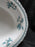 Spode Darlington Teal, Teal Flowers: Oval Serving / Vegetable Bowl, 10" x 7"