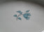 Spode Darlington Teal, Teal Flowers: Oval Serving / Vegetable Bowl, 10" x 7"