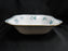Spode Darlington Teal, Teal Flowers: Square Serving / Vegetable Bowl, 9 1/4"