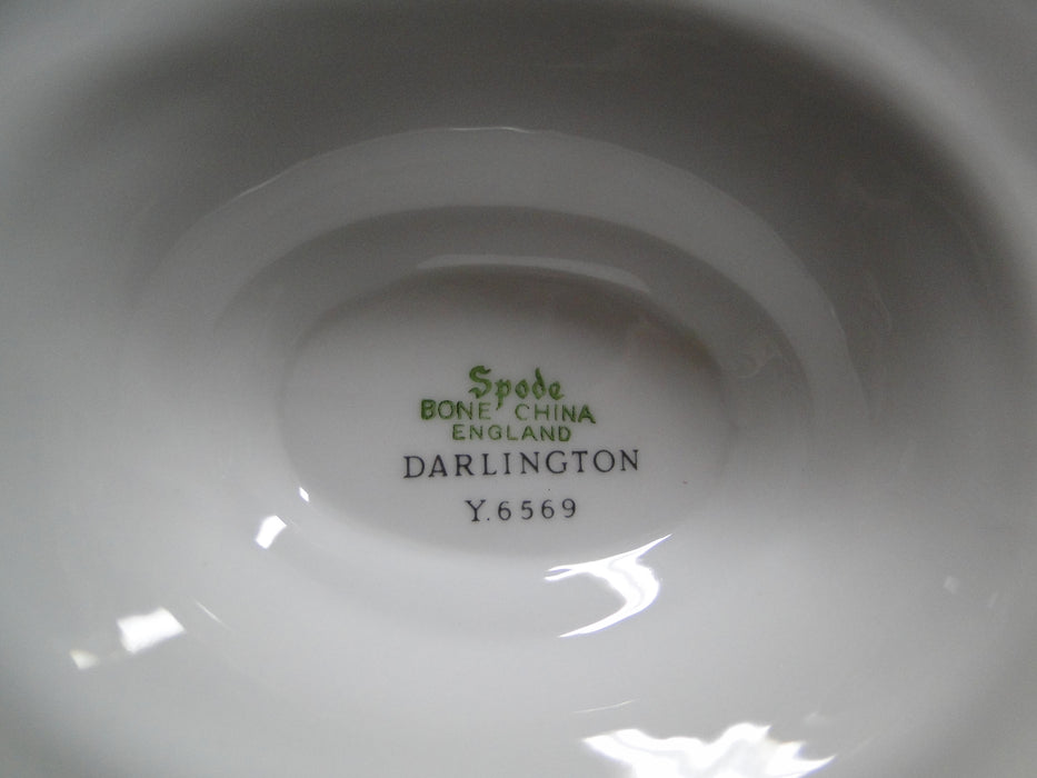 Spode Darlington Teal, Teal Flowers: Gravy w/ Attached Underplate