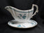 Spode Darlington Teal, Teal Flowers: Gravy w/ Attached Underplate