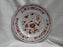 Wedgwood Kashmar, Red, Brown, & Yellow Flowers: Dinner Plate, 10 1/4", Crazing