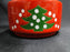 Waechtersbach Christmas Tree, Red w/ Christmas Tree: Ashtray, 3 3/4", 2 Slots