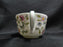 Minton Haddon Hall B1451, Floral Chintz, Green Trim: Cup & Saucer Set, 2 1/4"