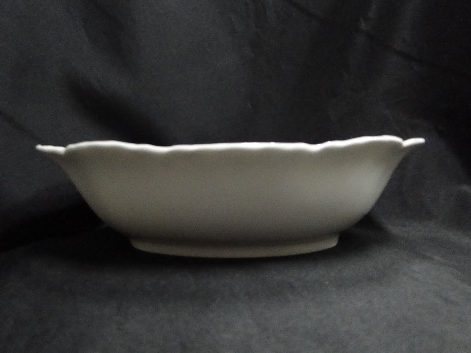 Hutschenreuther Racine, White: Oval Serving Bowl, 10" x 7 3/4", Selb