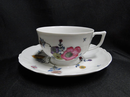 Raynaud Ceralene Anemones, Multicolored Flowers: Cup & Saucer Set (s), 2 3/8"