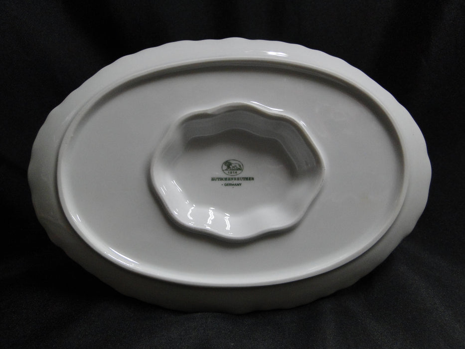 Hutschenreuther Racine, White: Gravy Boat w/ Attached Underplate, 1814