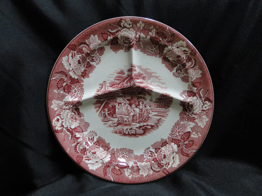 Wood & Sons English Scenery Pink, Scene, Smooth: Grill Dinner Plate (s), 10 3/4"
