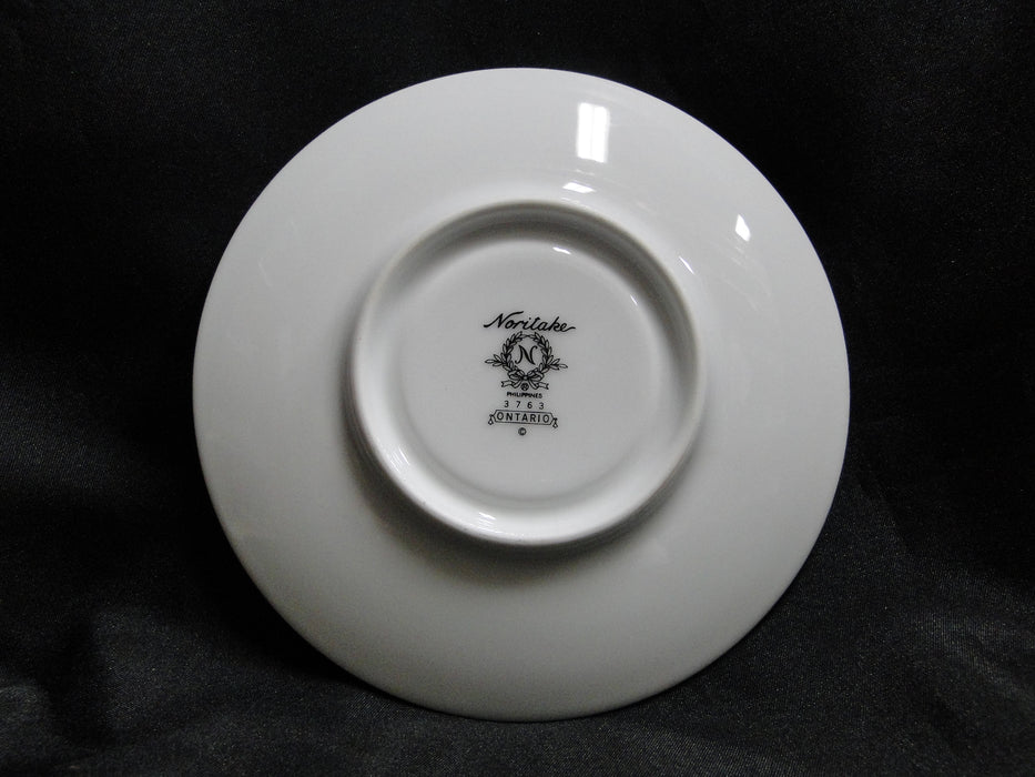 Noritake Ontario, 3763: Blue Gray Band, Floral: Cup & Saucer Set (s), 3" Tall