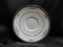 Noritake Ontario, 3763: Blue Gray Band, Floral: Cup & Saucer Set (s), 3" Tall