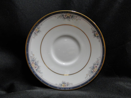 Noritake Ontario, 3763: Blue Gray Band, Floral: 5 7/8" Saucer Only, No Cup
