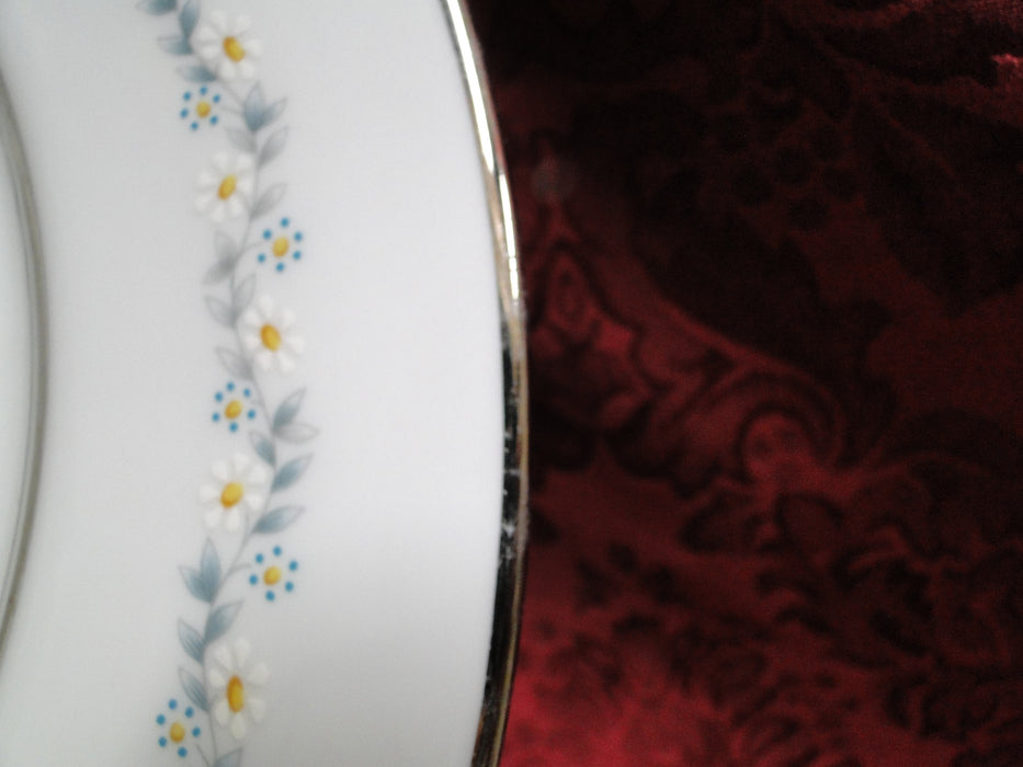 Oxford (Lenox) Holyoke, Daisies, Gray & Blue Leaves: Dinner Plate (s), 10 3/4"