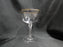 Lenox Mansfield Crystal, Gold Trim, Faceted Stem: Champagne / Sherbet(s), 5 1/4"