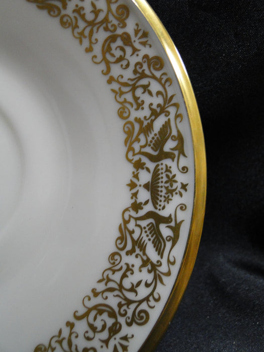 Lenox Tuscany, Gold Birds & Scrolls: Cup & Saucer Set (s), 3 1/8" Tall