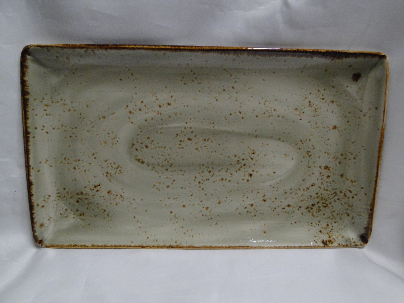 Steelite Craft, England: NEW Green Rectangular Tray (s), 13" x 7 1/2"
