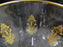 Tiffin Palais Versailles, Gold Design, Cut Ovals: Water or Wine Goblet, As Is
