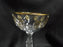 Tiffin Palais Versailles, Gold Design, Cut Ovals: Champagne / Sherbet (s) 5 1/8"