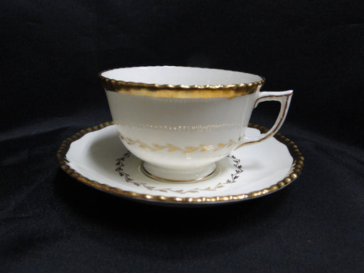 Royal Doulton Belvedere, Gold Leaf Vine, Beaded: Cup & Saucer Set (s), 2 3/8"