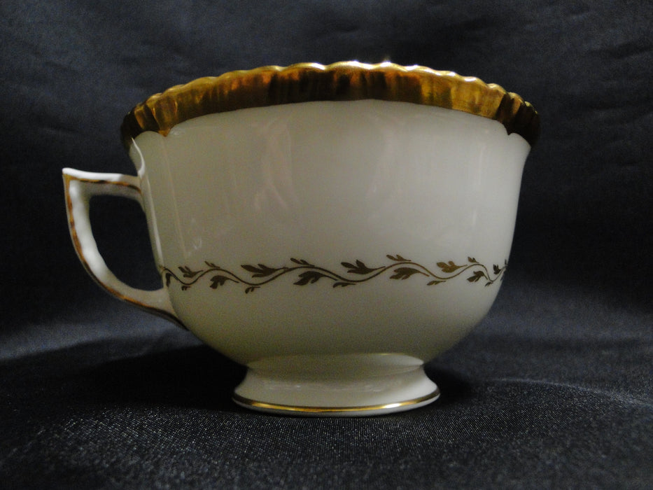 Royal Doulton Belvedere, Gold Leaf Vine, Beaded: Cup & Saucer Set (s), 2 3/8"