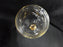 Luminescence L1U1, Gold Wafer on Stem: Water or Wine Goblet (s), 9 1/8" Tall