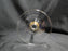 Luminescence L1U1, Gold Wafer on Stem: Water or Wine Goblet (s), 9 1/8" Tall