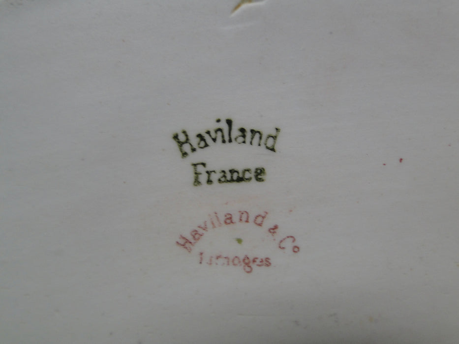 Haviland (Limoges) Schleiger 290, Green Chain: Sugar Bowl & Lid, 5"