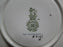 Royal Doulton The Tewkesbury, Scrolls on Blue Rim: 6 1/8" Saucer Only, As Is