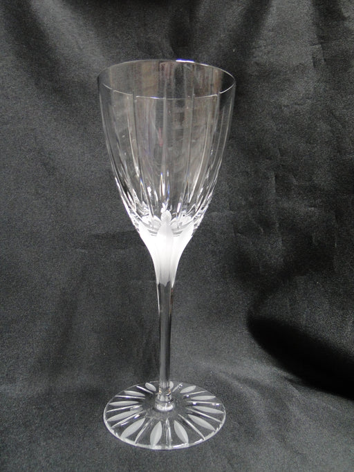 Crystal Clear Industries Linear Frost: Water or Wine Goblet (s), 8 1/8" Tall