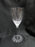 Crystal Clear Industries Linear Frost: Water or Wine Goblet, 8 1/8" Tall, Flaw