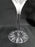 Crystal Clear Industries Linear Frost: Water or Wine Goblet, 8 1/8" Tall, Flaw