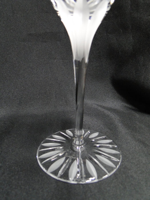 Crystal Clear Industries Linear Frost: Water or Wine Goblet (s), 8 1/8" Tall